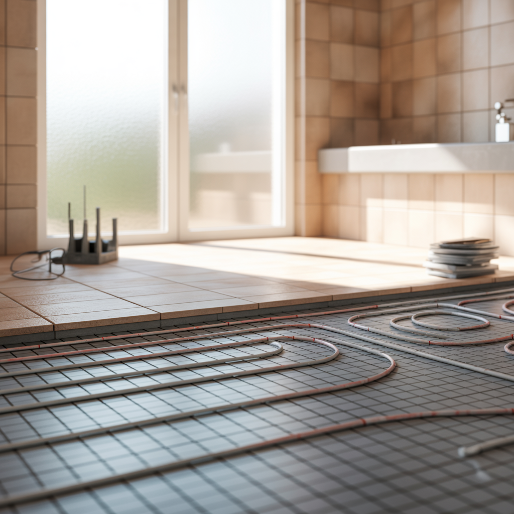 6.Allt om val och installation av elektrisk golvvarme i badrum