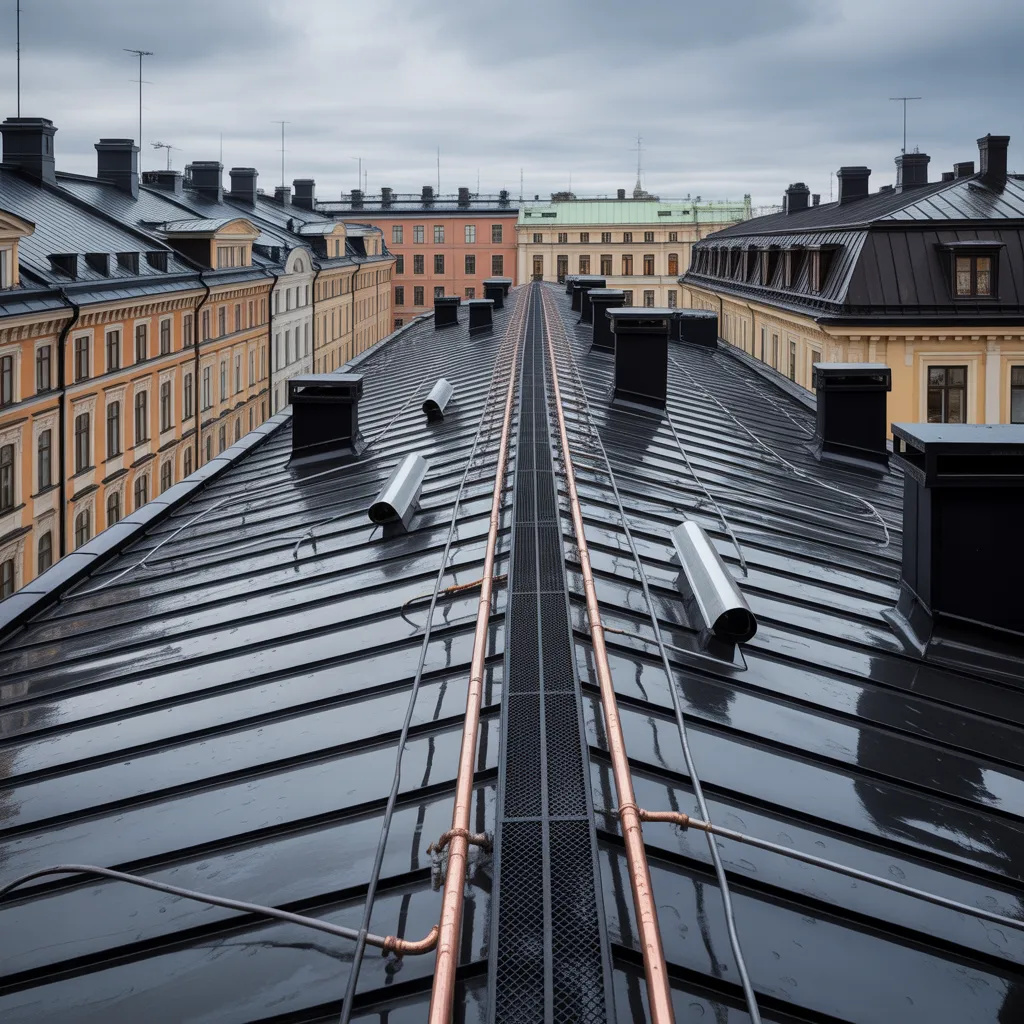 Installation av Takvärmes