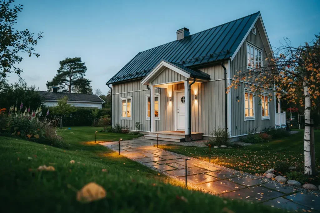 september hemma dags att se ver utomhusbelysning och timerstyrning inf r m rkare kv llar